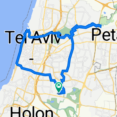 רח׳ תקוע 13, Тель-Авив до רח׳ תקוע 11, Тель-Авив