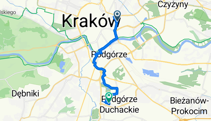 al Powstania Warszawskiego 12, Kraków do Gołaśka 13, Kraków