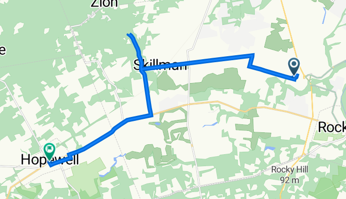 Montgomery Library to Hopewell