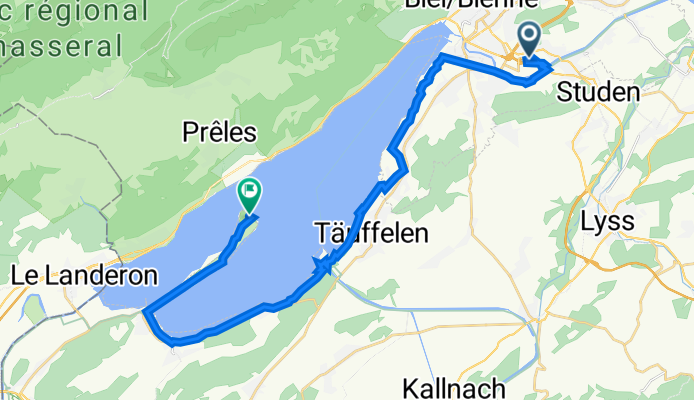 Brügg nach St. Petersinsel