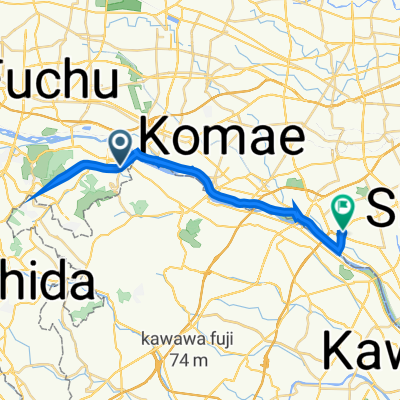 矢野口1603, 稲城市 to 等々力2丁目30-12, 世田谷区