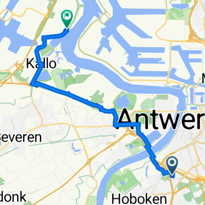 Willem Eekelersstraat 31, Antwerpen naar Ketenislaan 1c, Beveren