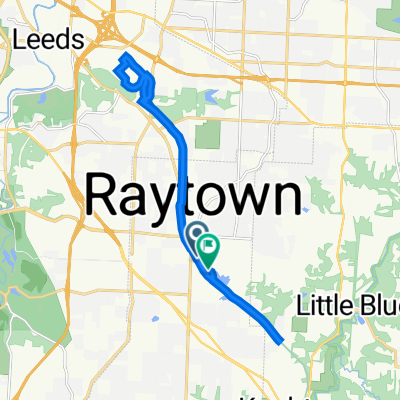 Rock Island Trail, Raytown to 6724 Lakeshore Dr, Raytown