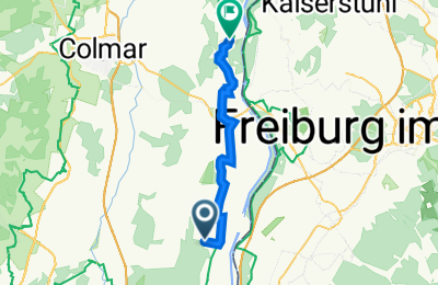 Route in der Bikemap App öffnen