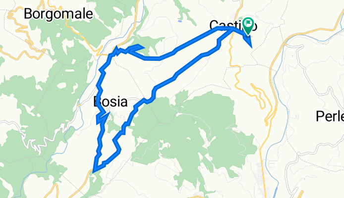 Via Perletto 11, Castino to Via Perletto 11, Castino