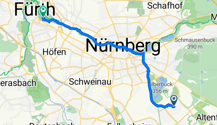 Herbert-Hisel-Weg 18, Nürnberg nach Innenstadt, Fürth
