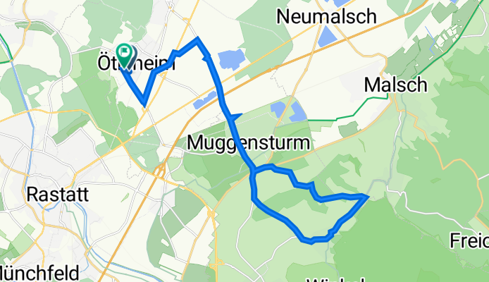 Karlstraße 18, Ötigheim nach K3717 29, Ötigheim