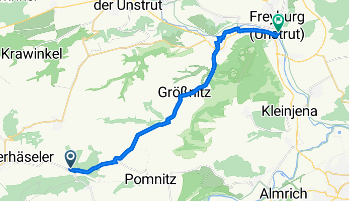 Hauptstraße 8, An der Poststraße nach Brückenstraße 5, Freyburg (Unstrut)