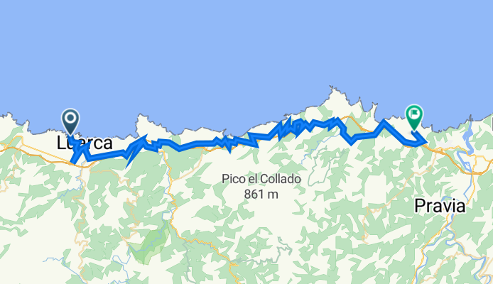 De Camino la Rasa a Calle Tolombredo de Arriba 37, Cudillero
