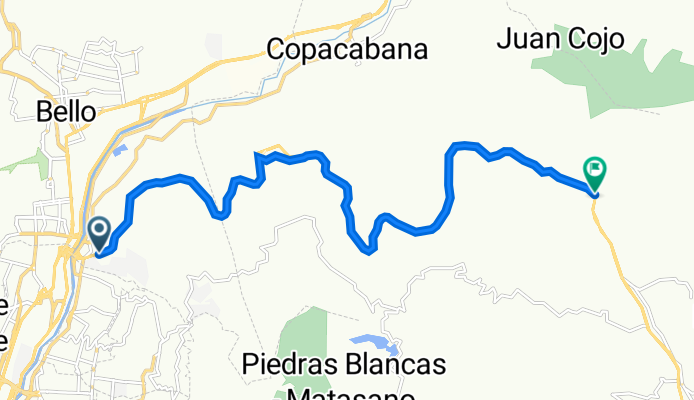 De Calle 22 42-65, Bogotá a 8GCP+HF, Guarne