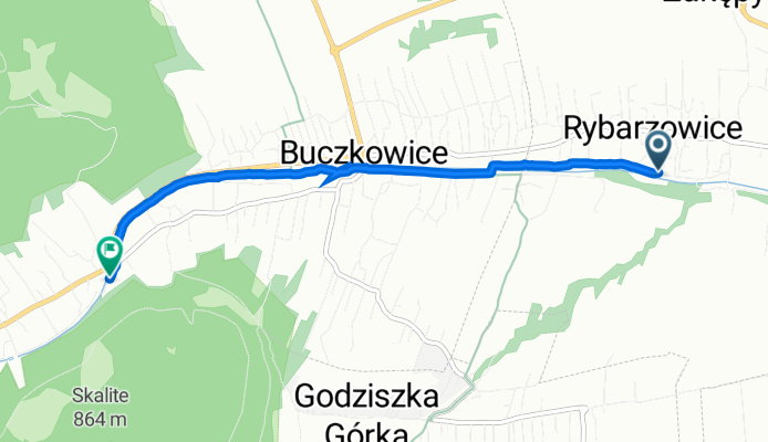 Bażantów 380, Rybarzowice do Graniczna 2, Szczyrk
