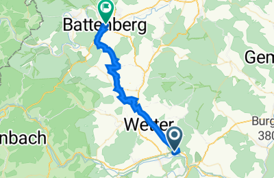 Route in der Bikemap App öffnen
