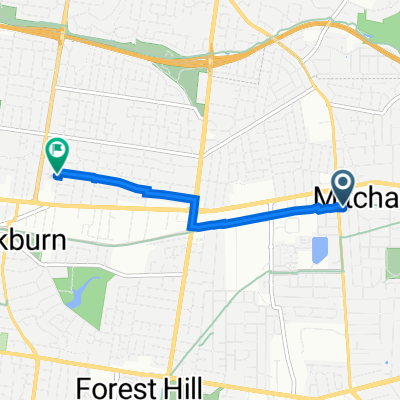 2 Brunswick Rd, Mitcham to 6–12 Fir St, Blackburn