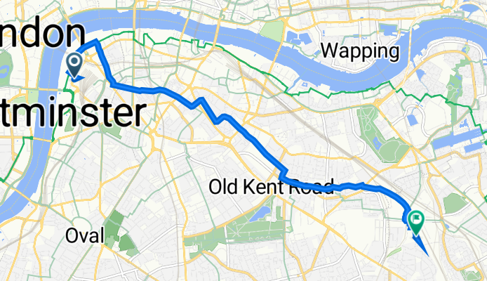 79 York Road, London to 3 Francis Court, Myers Lane, London
