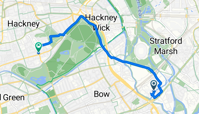 5 Highland Street, London to 211 Victoria Park Road, London
