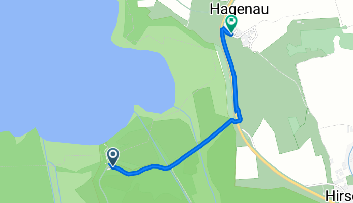 Hirschauer Bucht 1, Grabenstätt do Hagenau 2, Grabenstätt