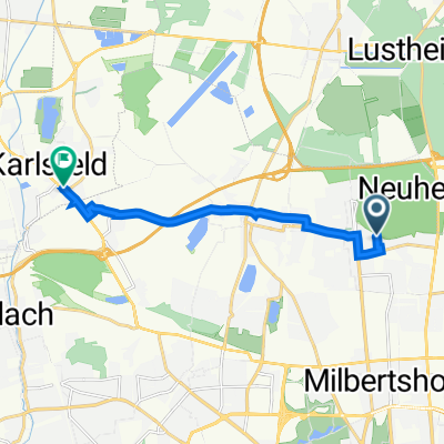 Hildegard-von-Bingen-Anger 31, München to B304 201, Karlsfeld