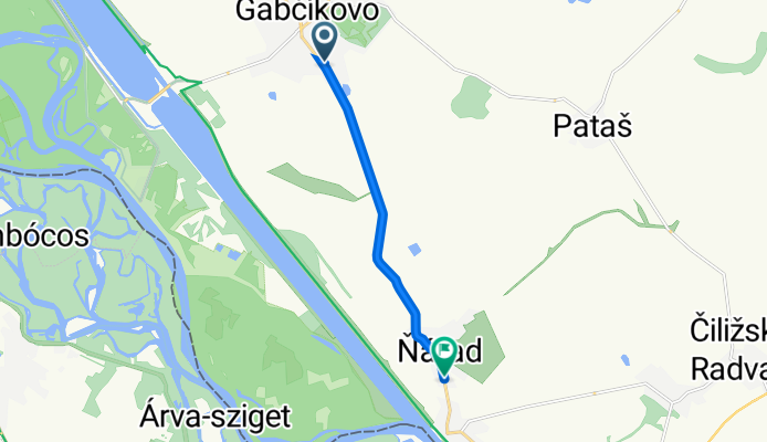 От Hlavná 87 до Ňárad,,ZŠ