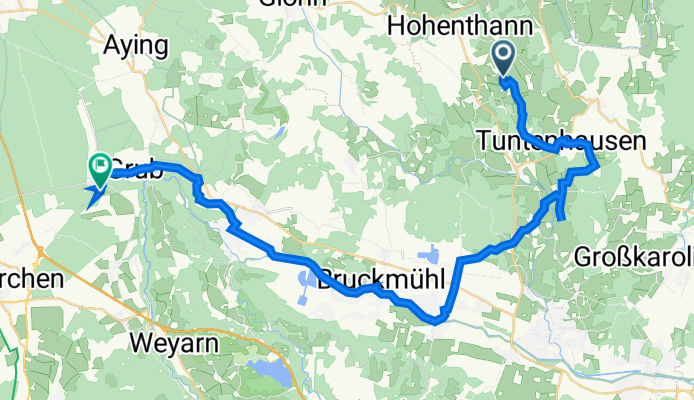 Route von Antersberg 500, Tuntenhausen