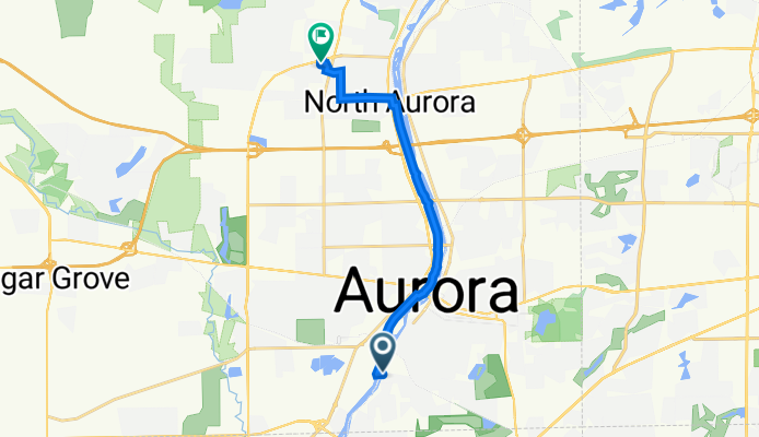 Ashland Ave, Montgomery to 1061 W Orchard Rd, North Aurora