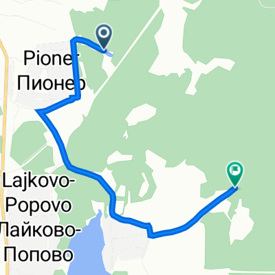 Хвойная улица 14, Удомля to Неизвестная дорога
