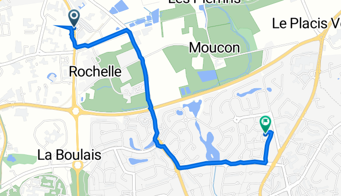 3771 Boulevard des Alliés, Cesson-Sévigné à 46 Rue du Joussay, Cesson-Sévigné