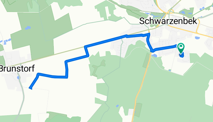 Lehmkoppel 2, Schwarzenbek nach Uhlenhorst 36, Schwarzenbek