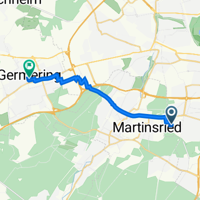 Hadern, München nach Eugen-Papst-Straße 10, Germering