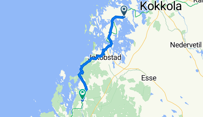 Pohjoinen Luodontie 1015, Bosund à Topeliuksenpuistikko 13–15, Uusikaarlepyy