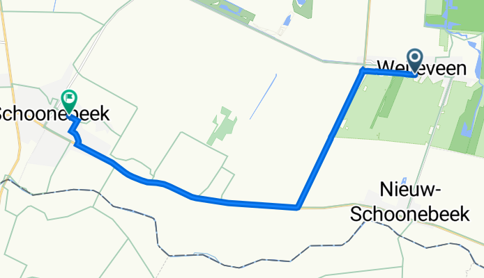 Zuidersloot 44, Weiteveen naar Albstraat 4, Schoonebeek