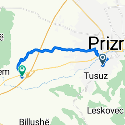 Fadil Rifati 66, Prizren Municipality to Poslishti, Prizren Municipality