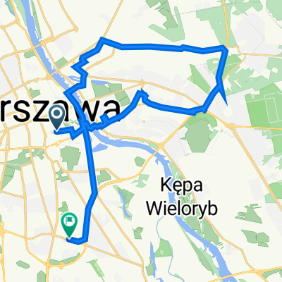 al Ujazdowskie 27, Warsaw to al Wilanowska 208, Warsaw