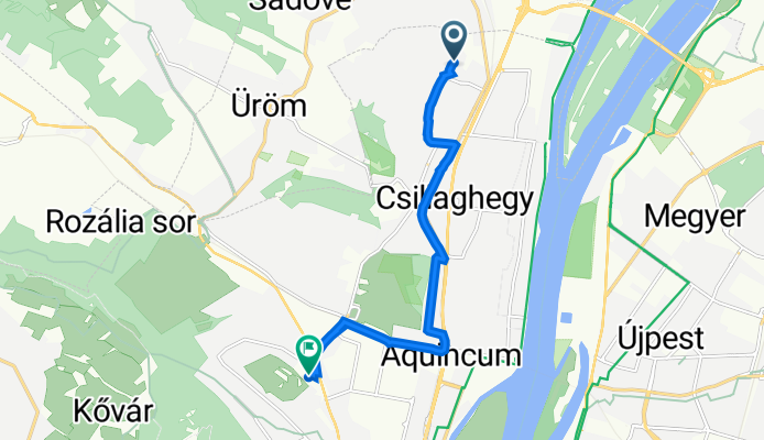 Éden utca 14., Budapest to Gölöncsér utca, Budapest