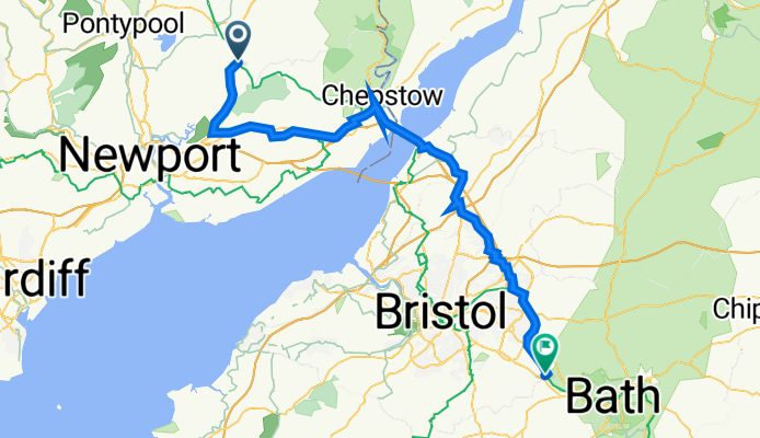 Usk to Saltford b - low level