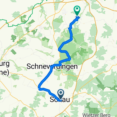 BHH11 Lüneburger Straße 14, Soltau nach Kleckerwaldweg 56, Jesteburg