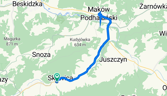 Skawica 591, Zawoja do Skawica 591, Zawoja