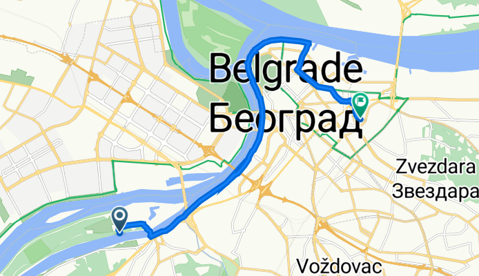 Čukarica, Белград до Ljubomira Stojanovica 39, Белград
