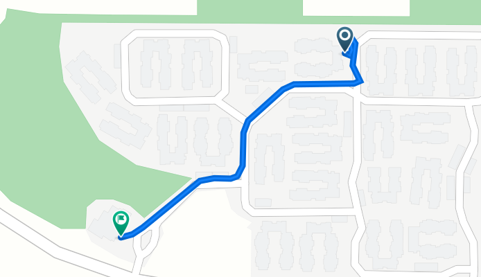 740 Bella Cir, Fort Worth to 812 Medical Dr, Fort Worth