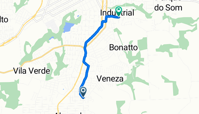 De Rua Itá 285 a Rua Industrial 278