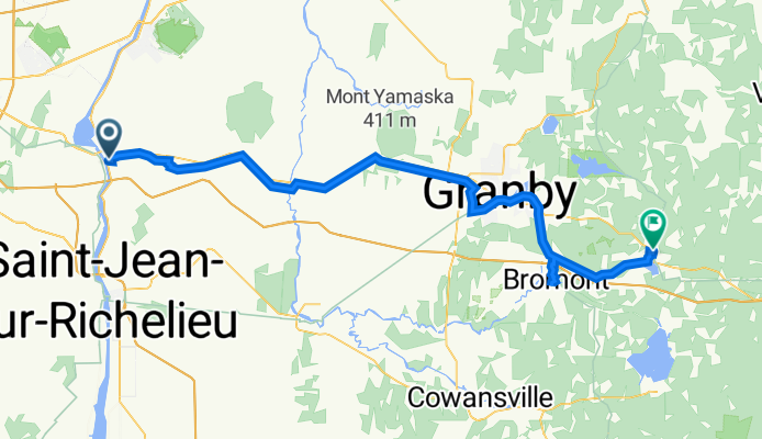 6 Rue Lionel-Dubuc, Richelieu to 5770 Route 112, Waterloo