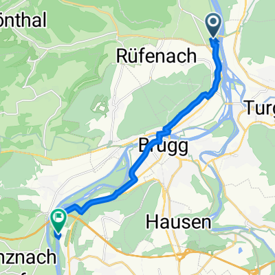 Sonnmattweg 10, Villigen nach Badstrasse 55, Schinznach Bad