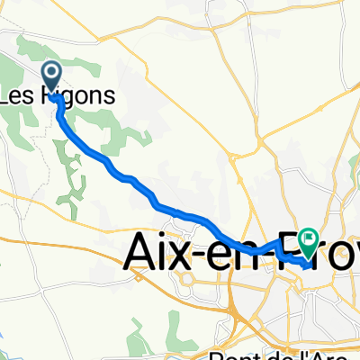 10 Chemin des Oliviers, Éguilles nach Aix-en-Provence