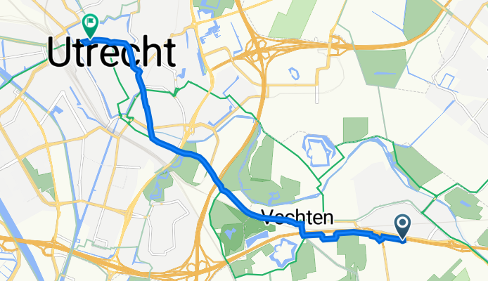 Parallelweg 9, Bunnik à Lange Viestraat 1, Utrecht