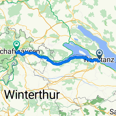 Altstadt, Konstanz nach Steigstrasse 94, Schaffhausen