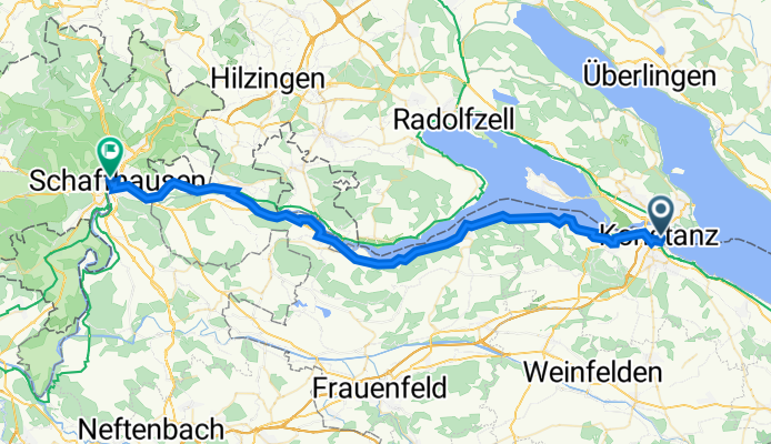 Altstadt, Konstanz nach Steigstrasse 94, Schaffhausen