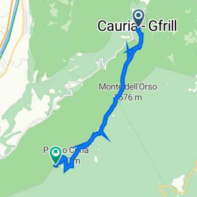 Gfrill 24, Salurn nach Altavalle