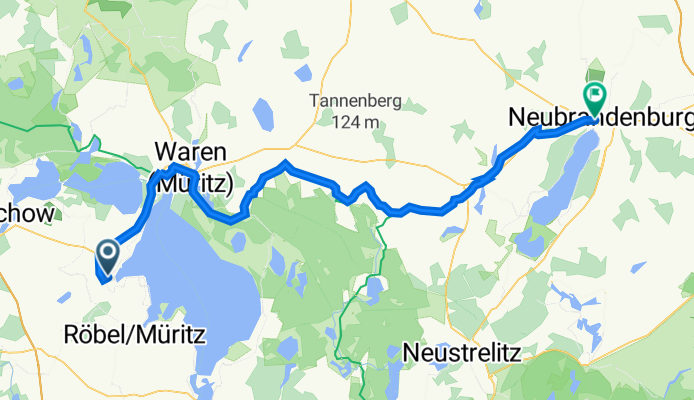 Hauptstraße 21, Sietow nach Rostocker Straße 17, Neubrandenburg