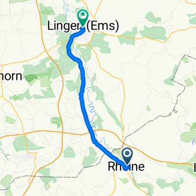 Stadtbergstraße 4, راينه nach Neue Straße 2, Lingen (Ems)