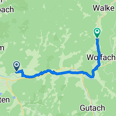 Karl-May-Weg 22, Fischerbach nach Wolftalstraße 20, Oberwolfach