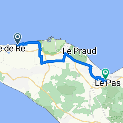 Saint-Martin-de-Ré to 7 Rue du Peux Griffard, La Flotte